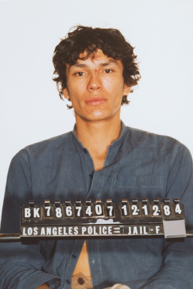 Mugshot of Richard Ramirez, the Night Stalker.