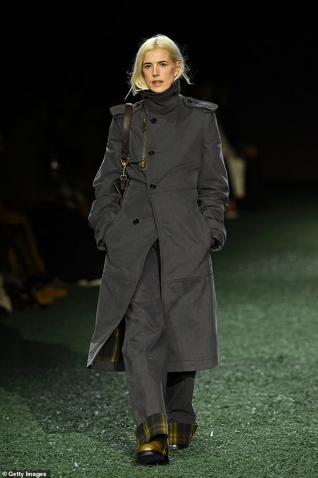 Agyness has since appeared on the runway a handful of times, with notable appearances in 2019 and 2023 for House Of Holland and Burberry respectively (pictured in 2024)