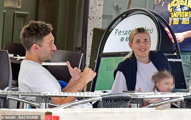 Agyness, real name Laura Michelle Hollins, married Joel in 2016 and said at the time: 'I get to marry my best friend today'