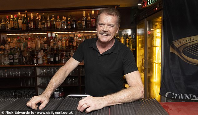 Scotsman Gerry Herriot, from Glasgow, runs Bogart's, the only lasting British pub on the S'Arenal strip, further south near the Dutch side