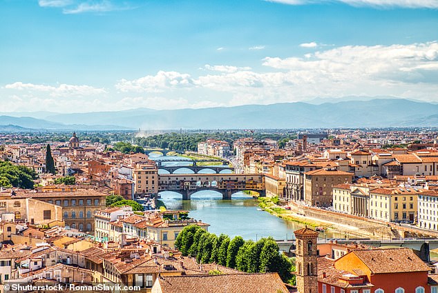 Florence is frequented by between 10 and 16million holidaymakers each year, with sunseekers eagerly flocking to the Tuscan city due to its rich Renaissance art and architecture, walkable city center and delicious food