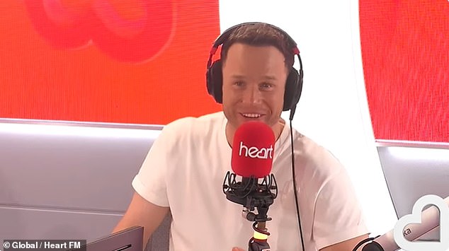The stunt was all part of the Dear Darlin' hitmaker's appearance on the Heart breakfast show to promote the new single