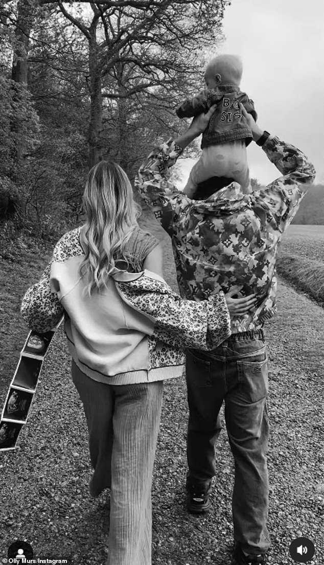 Olly and his wife Amelia announced their second pregnancy in April. In an adorable black and white video, the family of three were seen walking through the park with Madison