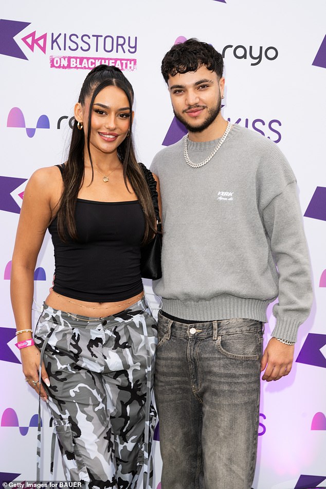 Princess' brother Junior, 20, was also in attendance alongside his girlfriend Jasmine Orr, 24
