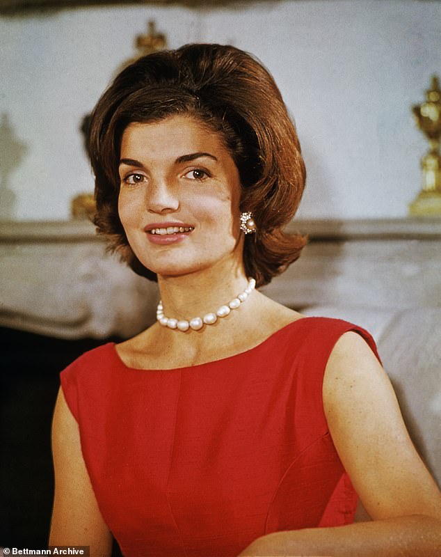 While her dark hair and close attention to her perfect makeup were in stark contrast to the free-spirited Dane, what Jackie Bouvier (pictured) had on her side was timing