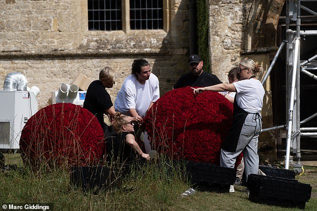All the stops were being pulled out the wedding - expected to be the society event of the year