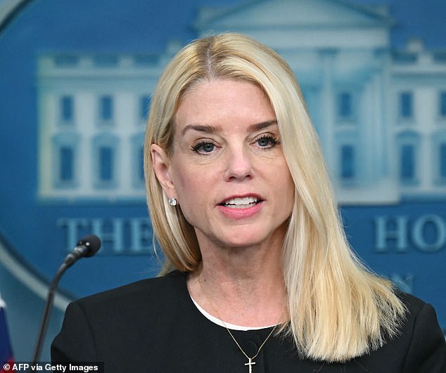 Earlier this month, Mr Trump's Attorney General Pam Bondi released footage from inside the prison on the day Epstein died