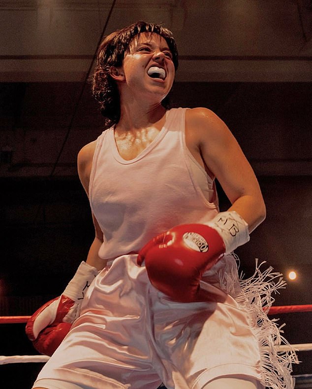 So what on earth is she doing playing a bloodied female professional boxer with blackened eyes, taped-down breasts and cracked teeth in her latest film? She's going for an Oscar