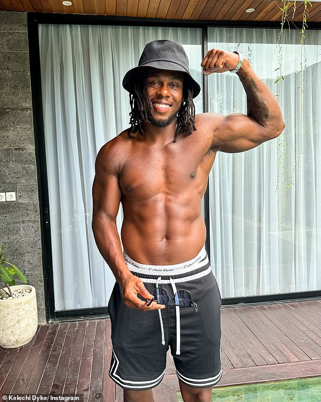 The former Love Islander was said to have sparked up a romance with Too Hot To Handle star Kelechi Dyke [pictured], 31, with the pair having been on a few dates