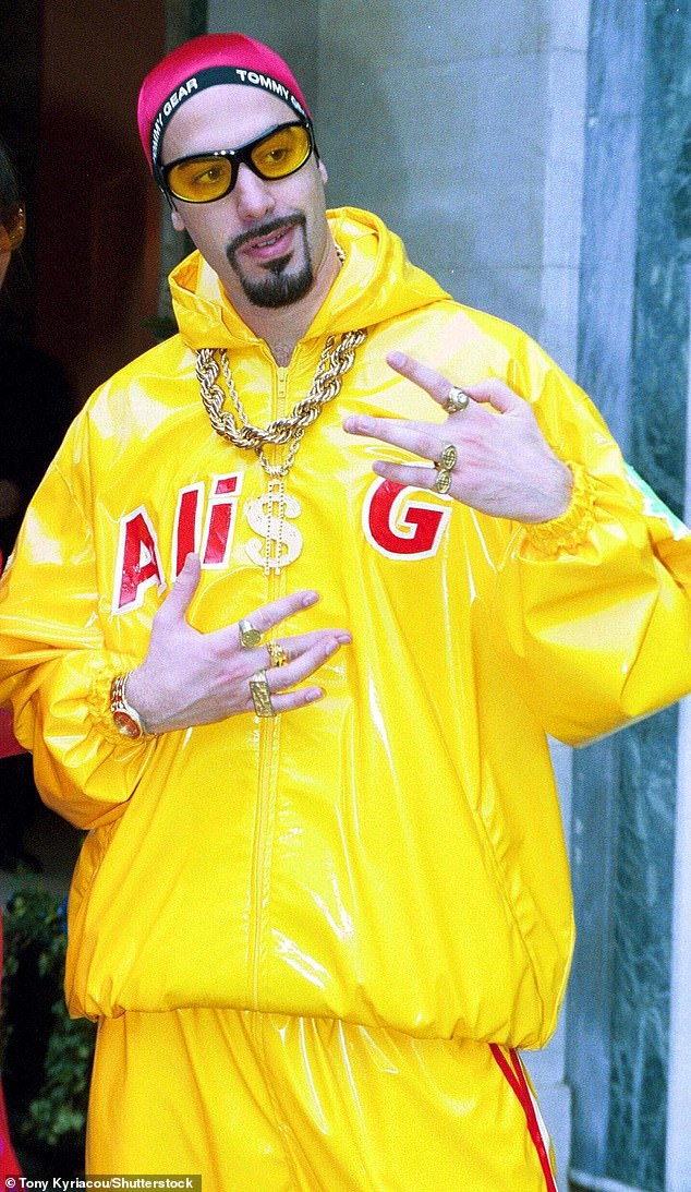 The actor, 53, was spotted last week filming new material while in full Ali G mode at a wildlife park in the Cotswolds