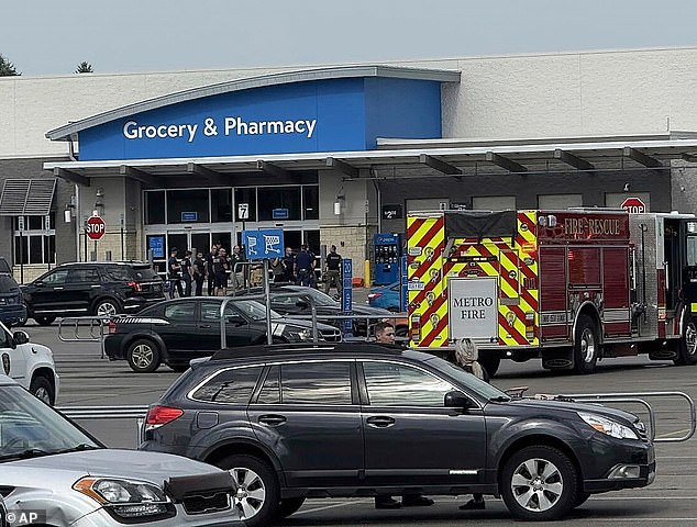 Witnesses say shoppers fled for their lives after a suspect brandished a knife inside the Walmart Supercenter on Crossing Circle just after 5pm