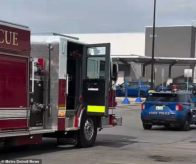 Emergency services were quickly in attendance following the incident on Saturday afternoon