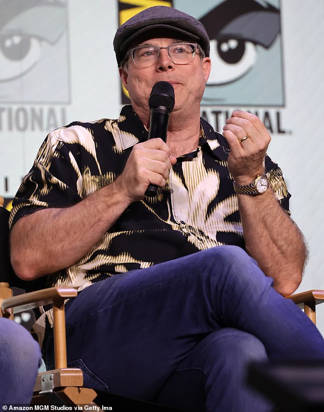 'They showed it to me well in advance,' Andy said. 'I'm a producer on this film so I'm involved in giving notes and stuff this time so it's kinda cool. It's nice to pretend I'm a bigshot. But I was really psyched'