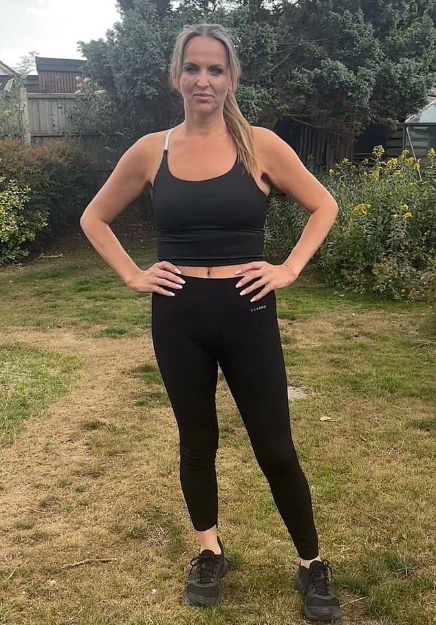 Sally  currently weighs a healthy ten stone. She works out in the gym three times a week, has created a TikTok account (@sally_iv_got_this) to document her progress, and says she has never been happier