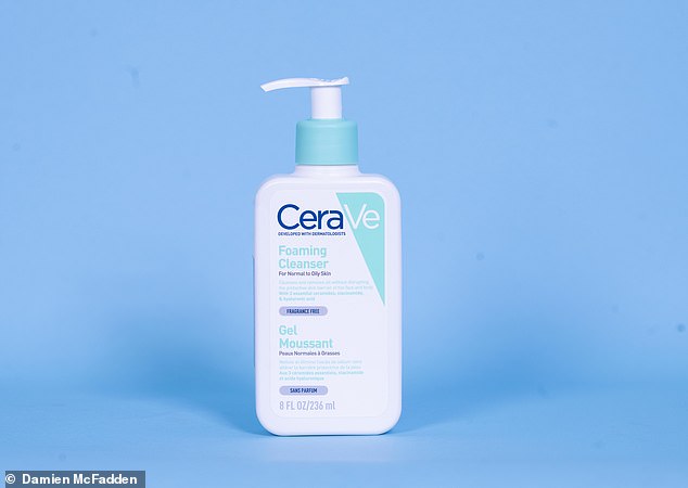 There's a large pump inside this bottle of face cleanser, so less room for liquid than you'd expect