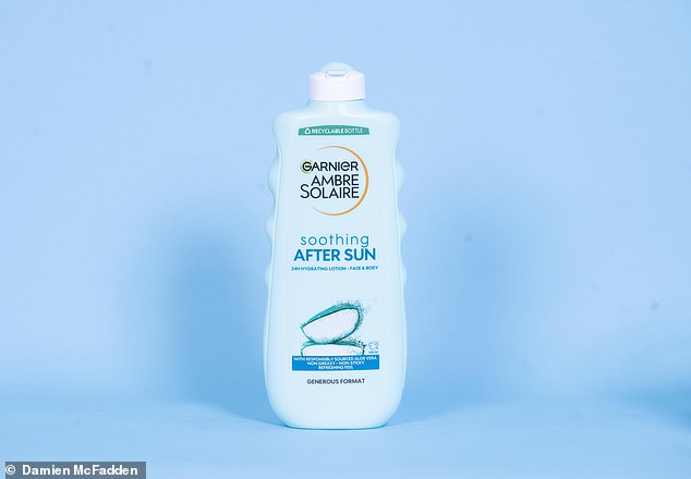 This bottle feels pleasingly heavy and, looking inside the cap, I can see the white after sun lotion filled very close to the top