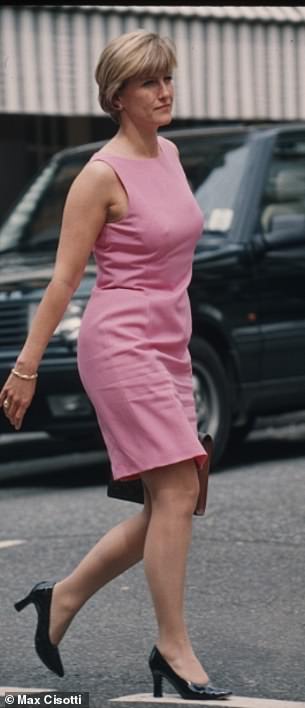Sophie in a very similar pink dress also in 1997