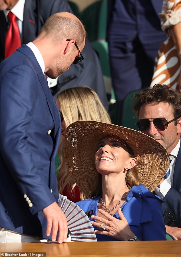 At the couple's most recent surprise appearance at Wimbledon, Judi said Kate was in full 'Gone with the Wind' mode