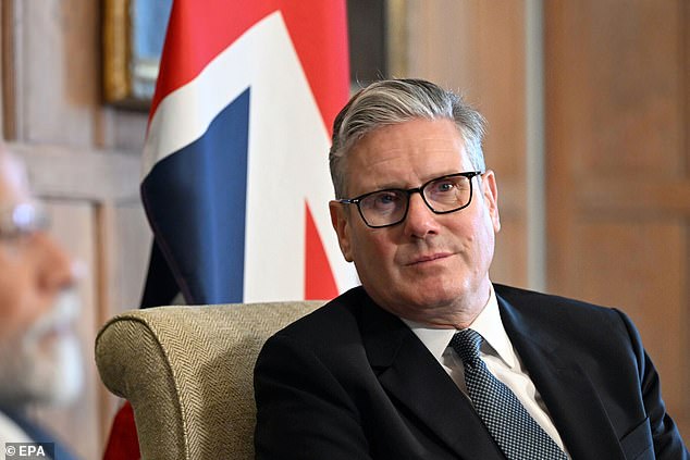 Keir Starmer said: 'The images of starvation and desperation in Gaza are utterly horrifying'