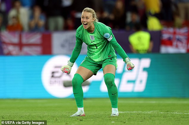 Hannah Hampton was England's penalty-saving heroine in their quarter-final with Sweden