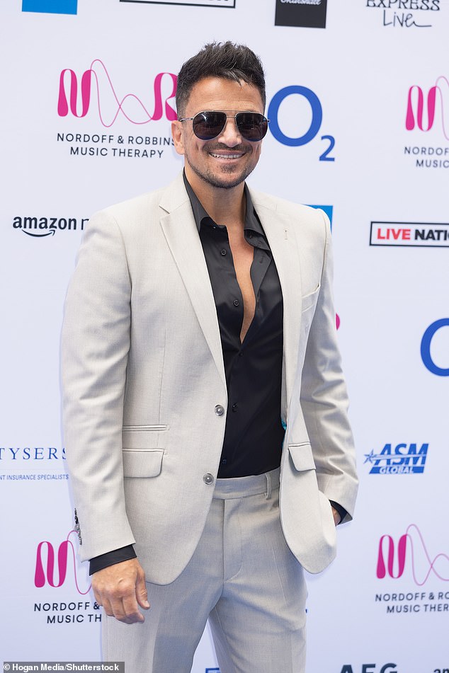 Peter continues to live off his one-hit wonder – all while wearing the same suit and open shirt he did three decades ago
