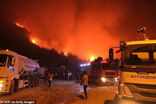 The fires are being ignited by unusually high temperatures, alongside dry conditions and strong winds