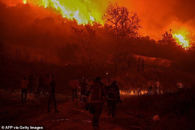 The fires are being ignited by unusually high temperatures, alongside dry conditions and strong winds