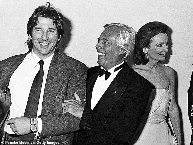 With Richard Gere and Lee Radziwill in 1988.