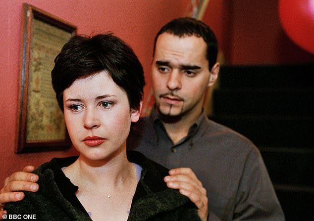 Earlier this year, although he hasn't appeared in Walford for several years, Michael revealed he still earns money from the show (pictured with Clare Wilkie as Sandra on the soap in 2000)
