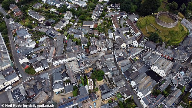 An overhead view of the centre. At Zappa¿s ¿plant-based¿ café, assistant Kerry Hope told of how they serve regular groups who are on a 'coffee-shop crawl'