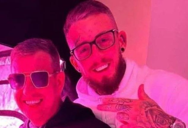 John George (left) pictured with Jonny Smyth (right)