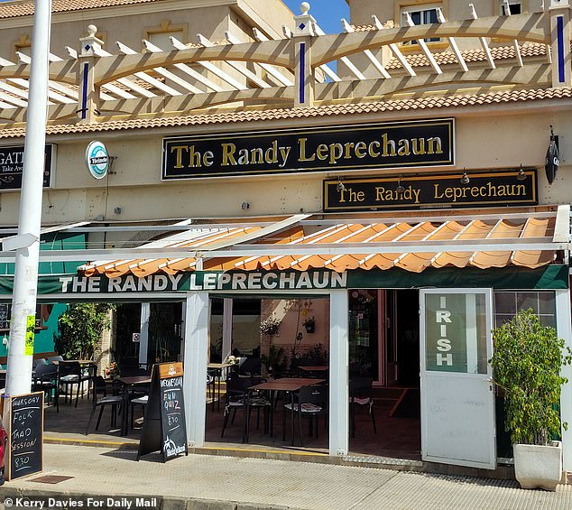 Watering holes such as The Randy Leprechaun (pictured), Paddy's Point and Murphy's Sports Tavern serving Guinness and other Irish beers, provide a reassuring link with the old country back home