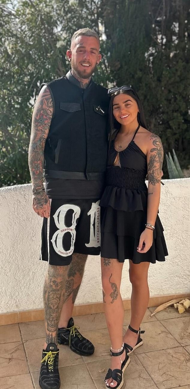Jonny Smyth pictured with his wife Madison Allen