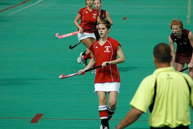 Emma Watson was an avid hockey player after perfecting the role of Hermione Granger in the Harry Potter films throughout her youth