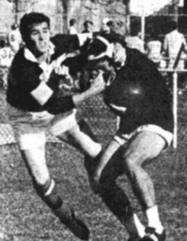 While attending Yale between the years of 1964 and 1968, Bush was a member of the college's 1st XV rugby team