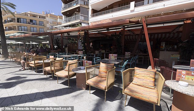 The restaurant association president, Juanmi Ferrer, gave a stark warning that the messaging of the protests is 'scaring visitors away'.