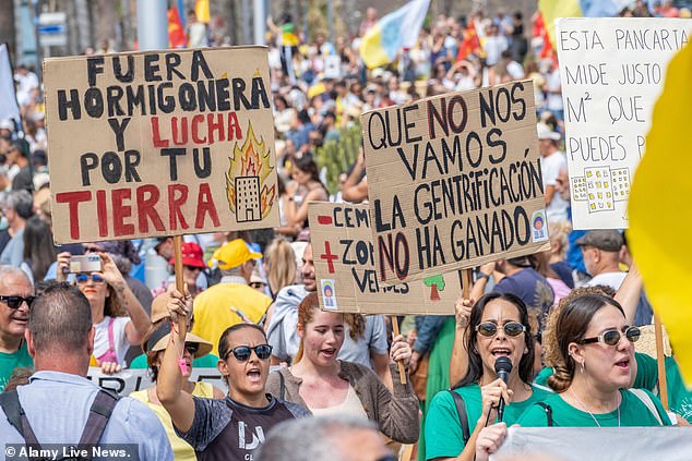 A wave of anti-tourism protests have now been blamed for scaring off visitors