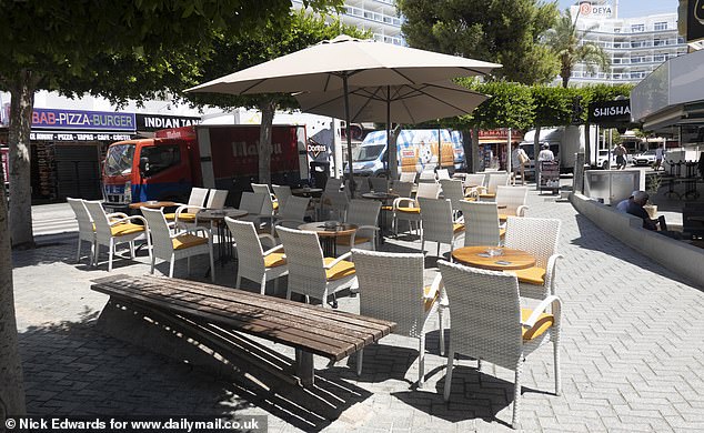 Bars and restaurants that would have been typically packed with customers now lay deserted