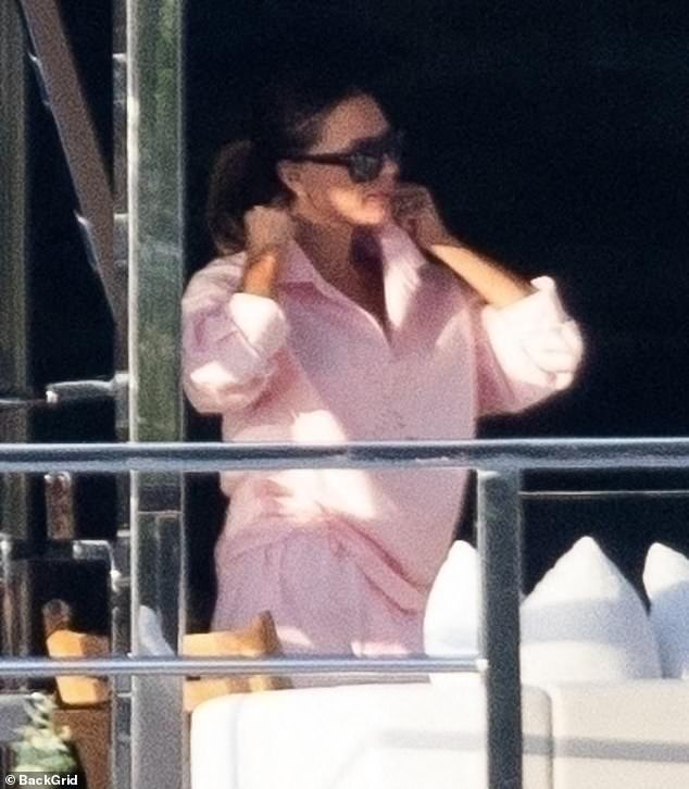 The couple traded in their £5million yacht for the much bigger vessel last year, and had been pictured on it sailing around Miami