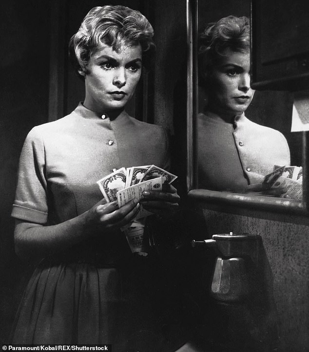 Specifically: Jamie Lee was dressed as her mother's role of Marion Crane in the 1960 Alfred Hitchcock classic Psycho (pictured), in which she is murdered by Anthony Perkins' character Norman Bates