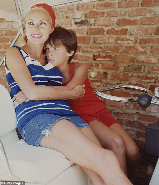 Janet's legacy was still able to help Jamie Lee land the part that made her a star; mother and daughter are pictured in 1967, the year Jamie Lee turned nine
