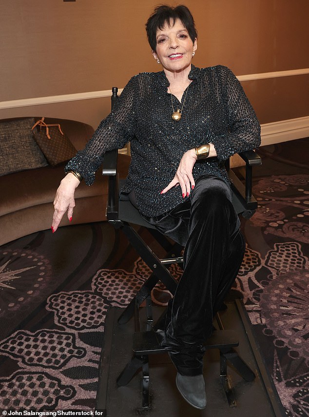 Liza, 79, pictured last October, is currently working on a memoir she says was partly provoked by her annoyance at the inaccurate portrayals of her mother