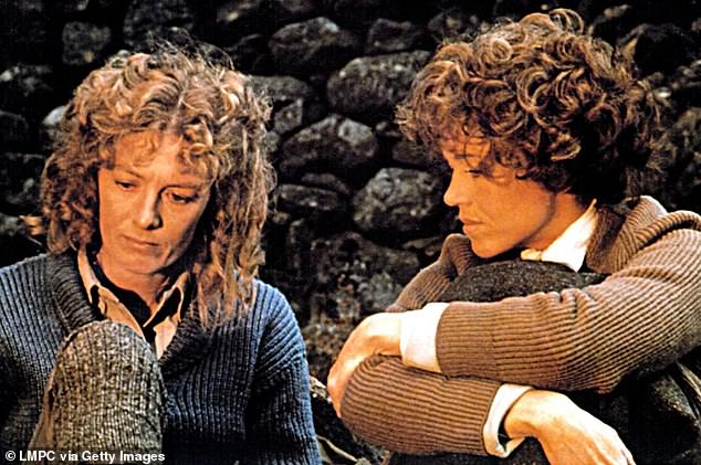 She won her Oscar for the 1977 movie Julia, in which she played an antifascist murdered by the Nazis alongside Jane Fonda as author Lillian Hellman (right)