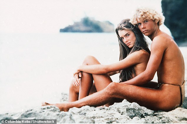 He's Blue Lagoon star Christopher Atkins, seen here in the 1980 film with Shields