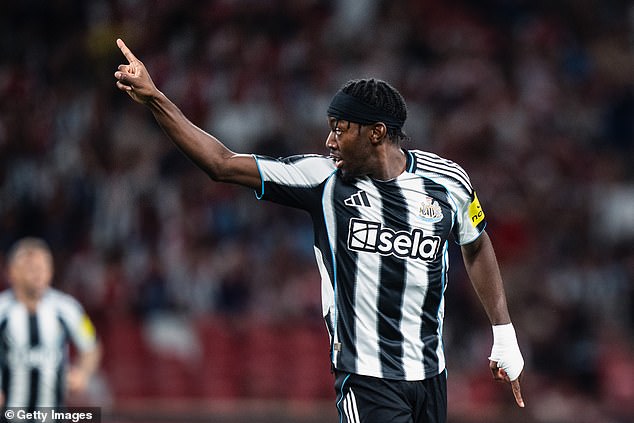 Newcastle's only summer signing Anthony Elanga opened the scoring for the Magpies