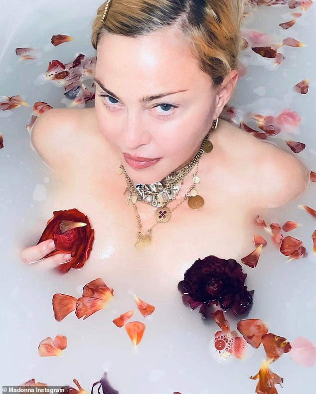 In 2020, Madonna deemed coronavirus 'the great equaliser' in an eccentric video of herself naked in a bathtub