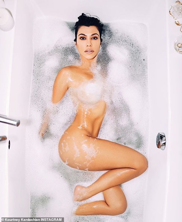 Like sister Kim, Kourtney Kardashian is not afraid to bare all as she stripped off in 2019 to promote her new lifestyle website Poosh