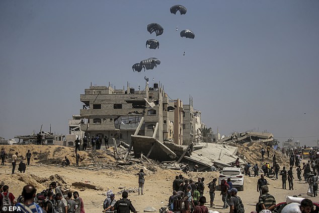 Jordanian state TV added that the latest delivery of aid brings the total number of airdrops by the nation to 127 since the start of the war in Gaza