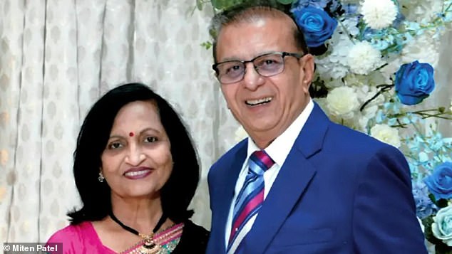 Ashok and Shobhana, pictured, had been married since the 70s and were in the country for a yatra, a religious visit geared towards helping people to find peace when they die