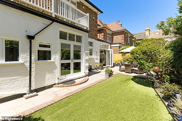 The compact garden is also stunning and beautifully cared for